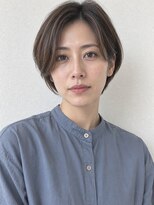 ヘイ 松本店(HEY)&nbsp;【HEY 松本】ハンサムショート×センターパート×細ハイライト