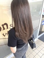 美容室 びゃんびゃん 社店&nbsp;レイヤースタイル/レイヤーカット/ブリーチなし/透明感ベージュ/