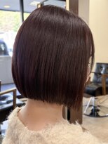 プロッソル 廿日市店(PROSOL)&nbsp;暖色カラー/丸みボブ/切りっぱなしボブ/広島/廿日市