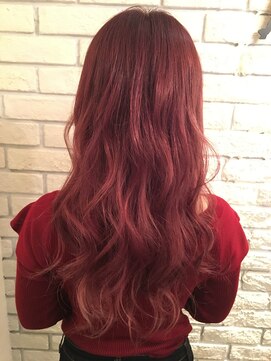 ヴィダ クリエイティブ ヘアーサロン(Vida creative hair salon) ピンクベージュグラデーション