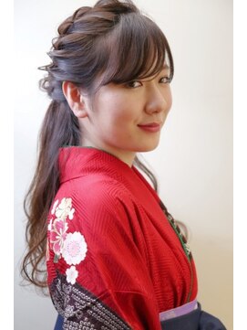 リスタバイネオリーブ 浅草(Re:sta by neolive) 袴ハーフアップヘアセット 1