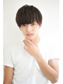 サイドパートショートクラウドマッシュ