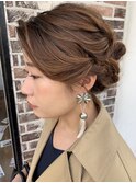 ヘアセット×結婚式×アップスタイル