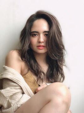 チョビー 銀座(chobii) [桜井]デジタルパーマイルミナカラー グレージュカラー