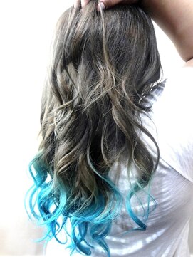 シェルティ フィエル(Shelltie Fiel) 裾カラー☆沖縄ブルー