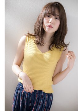 ジャストヘア ラポール 北久里浜店(just hair RAPPOR) ゆるかわウェーブ風ロブスタイル 外ハネセット