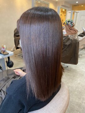 ジーナ 西荻窪(Zina) 小顔セミウェットウェーブピンクベージュハイライトカラー