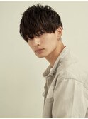 マロンベージュ/Aライン/かきあげ/くすみカラー[新宿駅西口]