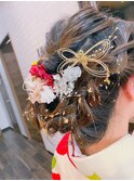 金箔ヘアー♪