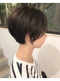 【SHARON原宿】大人ショート×ダークブラウン×丸みショート
