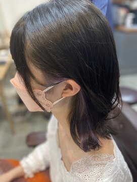 トランクヘアデザイン 大宮(TRUNK hair design) インナーパープル