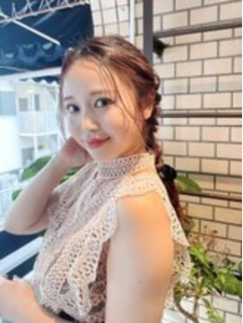 エクラートリアン 藤沢店(ECLART Lien) あみおろしヘアアレンジ[藤沢/髪質改善]