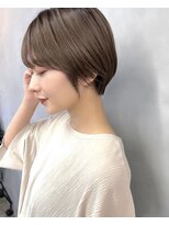 アイユー(ii+U)&nbsp;小顔ショート　ボブ　ストレート　髪質改善トリートメント