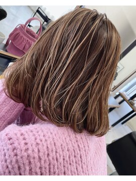 ヘアーアンドスペース セブンブリッジ(HAIR&SPACE 7Bridge) 7Bridge　菊地大　中明度ハイライト