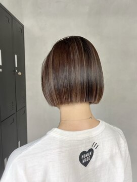 ルネ 北千住(Renee) ボブ_ハイライト_マロンベージュ