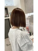 透明感ミニマルボブ