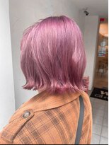 ウィル 京橋店(WiLL)&nbsp;☆20代30代40代☆タッセルボブ×k-popピンクバイオレット☆