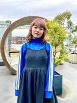 プライベートサロン キッテ(private salon kitte.)&nbsp;ルーツピンクカラーなデザインミディアム