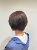 ショートスタイル　ライトベージュ