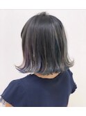 【Moana Lua】#インナーカラー#ブリーチ#外はねボブ