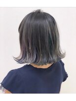 ルア モアナ バイ ヘッドライト 小田原2号店(Lua Moana by HEADLIGHT)&nbsp;【Moana Lua】#インナーカラー#ブリーチ#外はねボブ