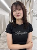 レイヤーカット/レイヤー/ダークグレージュ