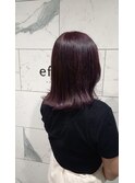 外ハネ+バイオレットCOLOR