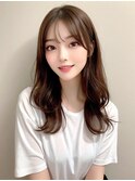 シースルーバング、韓国風レイヤー