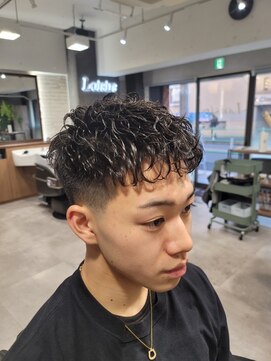 ロワジール 松戸店(Loisirs) スキンフェード×ニュアンスパーマ