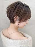 イメチェン外ハネボブ美髪ワイドバングレイヤーショート/大宮