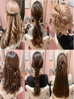 ヘアーセット モコロ(Hair Set MOCORO)の写真/【博多・中州・天神】夕方からの女子会や、夜からお仕事の方にもオススメ♪『プチプラ』×『ハイセンス』＊