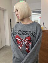 リヴ ウメダ(LIV umeda)&nbsp;ブロンド×ボブ/ブリーチ/ダブルカラー【梅田】