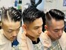 メンズカット+シャンプー+眉カット+【頭皮診断】 60分 ￥8800