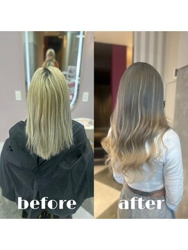ガルボヘアー 心斎橋店(garbohair) 心斎橋×ナチュラル×ハイライト×エクステ