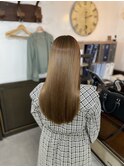 #艶々#髪質改善#オイルストレート#一度の施術
