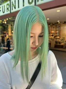 ベレーザ 渋谷神南(Beleza) 16022ブリーチ&ダブルカラー渋谷エンドカラーラウンドバング