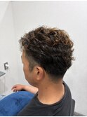 Second   ×　メンズパーマ