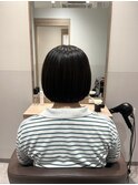 襟足スッキリ内巻きボブ