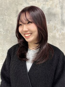 ラック 本厚木店(LUCK) レイヤー×ボルドーカラー