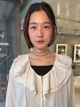 スクリーンギンザメゾン 銀座(SCREEN GINZA MAISON.) 黒髪カタログ/クラゲヘアー/オリーブグレー/銀座