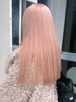 ジゼル 梅田(GiseL)&nbsp;ブリーチ ダブルカラー ハイライト ハイトーン ピンク 10代20代