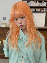 リヴ オオサカ(LIV OSAKA)&nbsp;オレンジカラー/ケアブリーチ/トリプルカラー【梅田】