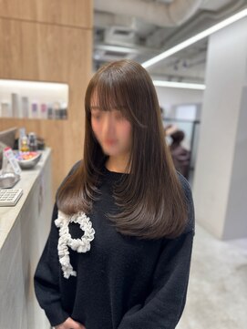 ミリー 梅田店(milly) オリーブベージュ*透明感カラー*ブリーチなし