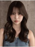 小顔/前髪/イメチェン/ミディアムレイヤー/20代30代/荻窪