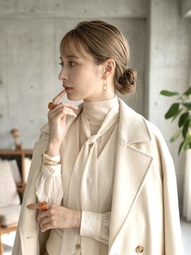 オレロ 国立(olelo) 大人ガーリー/似合わせカット/リバースセンターパート/国立