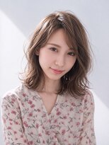 ウィーニード 栄(WENEED)&nbsp;韓国風くびれウェーブ×シアーベージュ