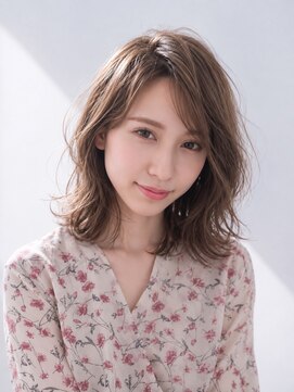 カミガミ 栄(KAMIGAMI) 韓国風くびれウェーブ×シアーベージュ