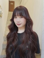 クリアーオブヘアー 一社店(clear OF HAIR) long style × red brown
