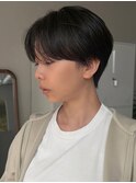【20代30代40代】横顔美人◇暗髪マッシュハンサムショート