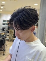 レイズ 名古屋駅(RAYS)&nbsp;毛流れニュアンスフェザーパーマセンターパート h